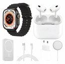 Combo X8 Ultra — SmartWatch + Audífonos In Ear + Power Bank inalámbrico ¡